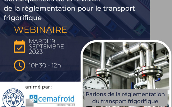 PRENEZ DATE : WEBINAIRE du mardi 19 septembre 2023